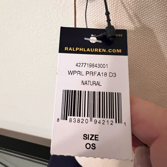 SOLD 🤷‍♀️😃Ralph Lauren Polo Bear Beige Pouch Toiletry Cosmetic Bag NWT - Picture 8 of 15